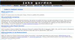 Desktop Screenshot of jakeg.co.uk